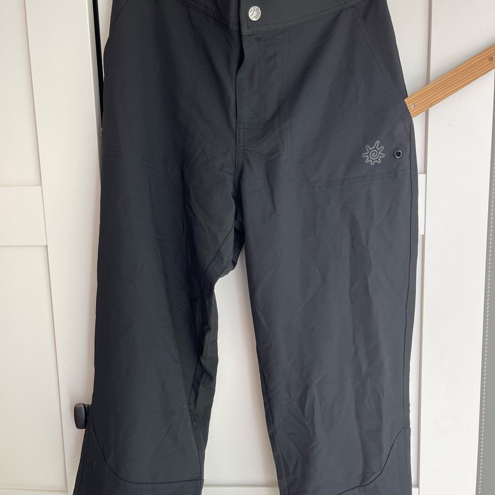 UV Skinz-NWT-women’s black side tie capri beach pants - Picture 8 of 14